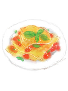 肉を使わないラザーニャ